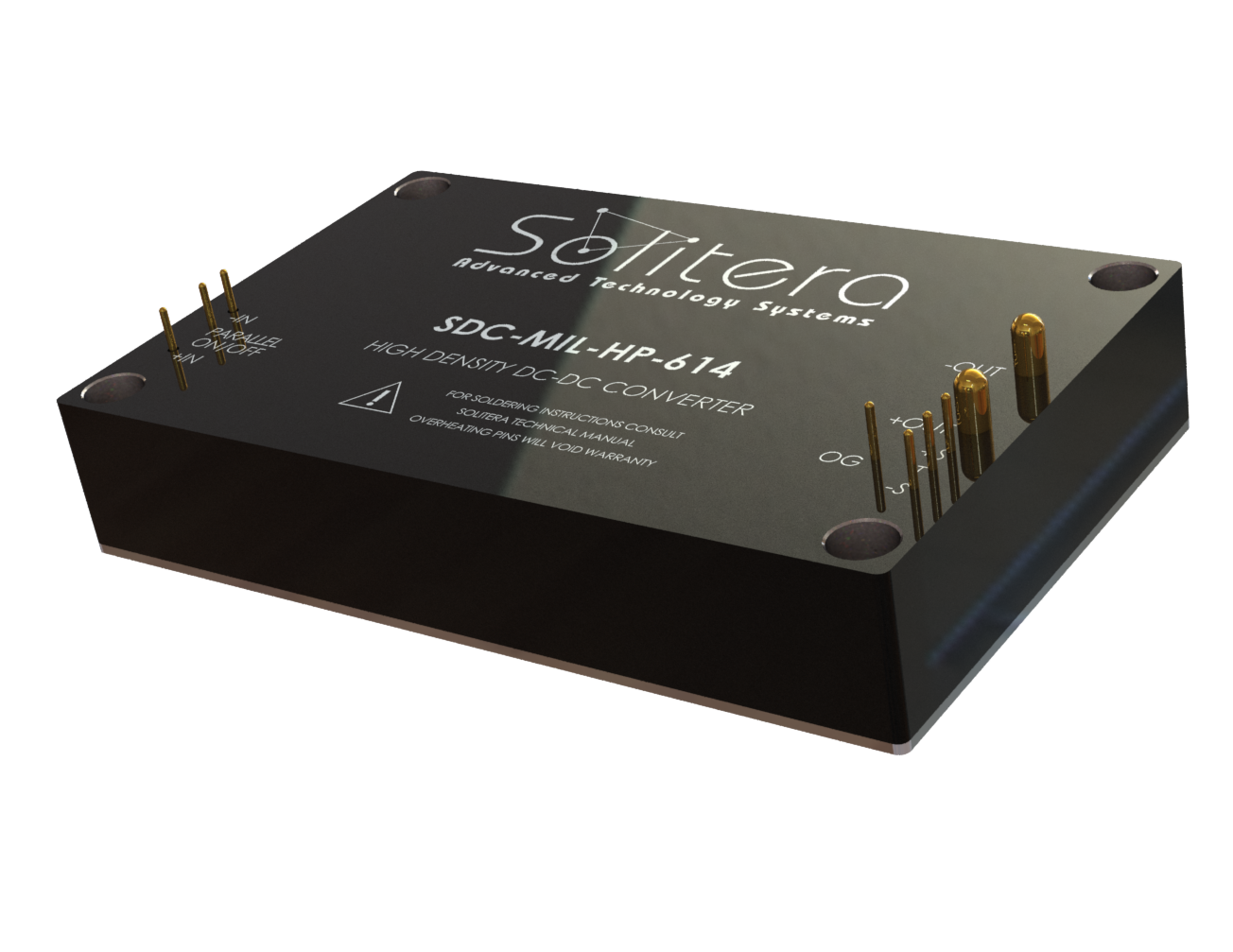 600W Military 14VDC DC/DC Converter